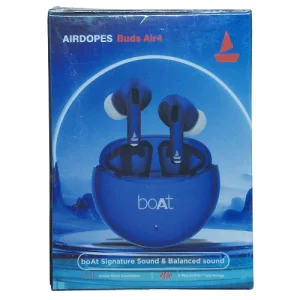 Air4 Earbuds Headphones Compatible with iPhone Wireless in-Ear Earbuds with 46dB Hybrid ANC, 360° Spatial Audio, 12.4mm Dynamic Bass Driver, Upto 40Hrs Battery and Fast Charging