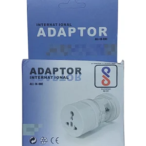 Universal Travel Adapter Round All in One -Supports Over 150 Countries Including US, AUS, NZ, Europe, UK